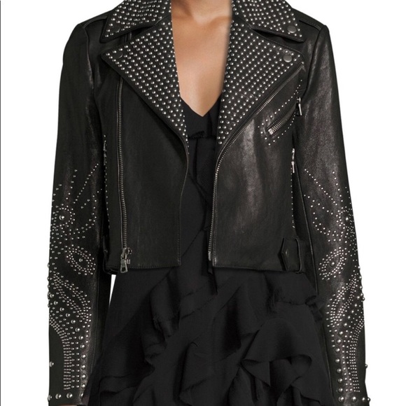 alice olivia leather jacket